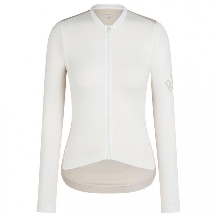 Bekleidung Damen Rapha Pro Team Lightweight frau langarmtrikot-Weiss Bekleidung Damen Rapha Pro Team Lightweight frau langarmtrikot-Weiss