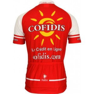 Cofidis 2011 Kinder Kurzarmtrikot mit kurzem Reißverschluss