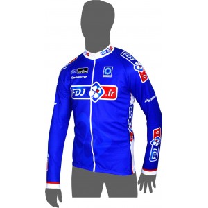 FRANCAISE DES JEUX(FDJ.fr) 2014 Langarmtrikot