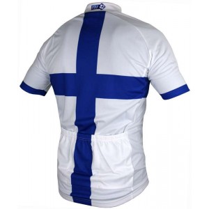 FRANCAISE DES JEUX(FDJ) Finnischer Meister 2015 Kurzarmtrikot(kurzer Reißverschluss)-B'TWIN