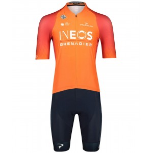 INEOS GRENADIERS 2022 training edition ICON Radtrikot kurzarm(langer RV)