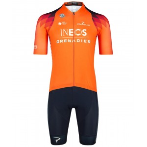INEOS GRENADIERS 2023 training edition ICON Radtrikot kurzarm(langer RV)