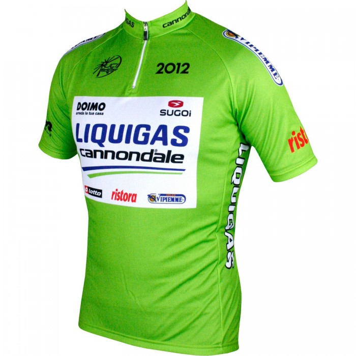 LIQUIGAS CANNONDALE Tour Edition 2012 Radtrikot kurzarm(kurzer RV)