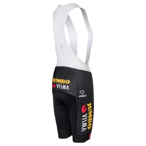 TEAM JUMBO-VISMA 2023 Trägerhose Damen kurz